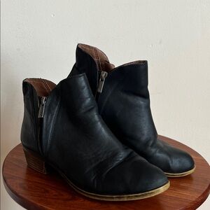 Lucky Brand Black Ankle Booties